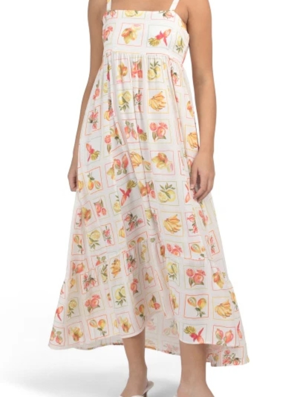 Paper Heart x Anthropologie Orchard Fruits / Fresh Fruits Maxi Dress